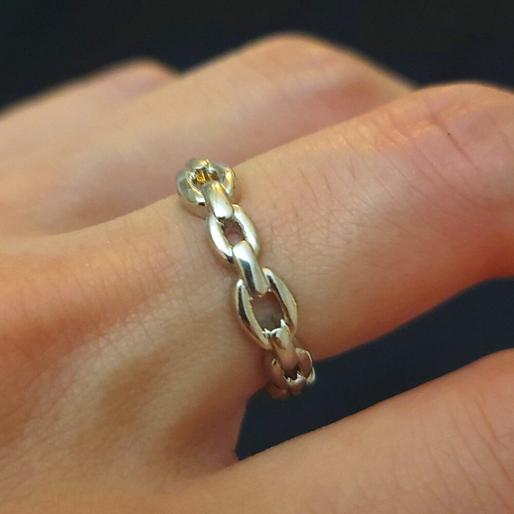Silver Chain Ring